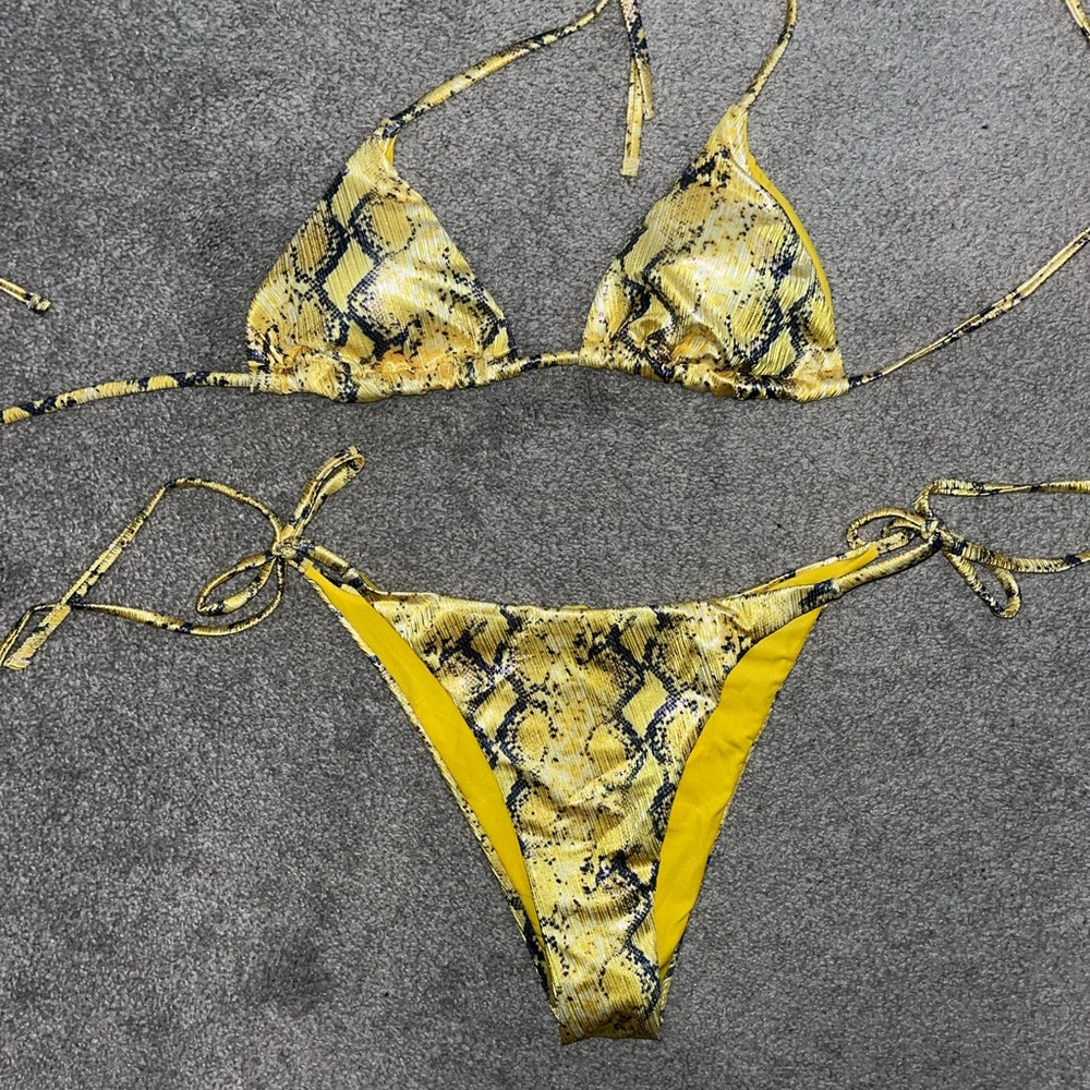 Yellow Snake Bikini